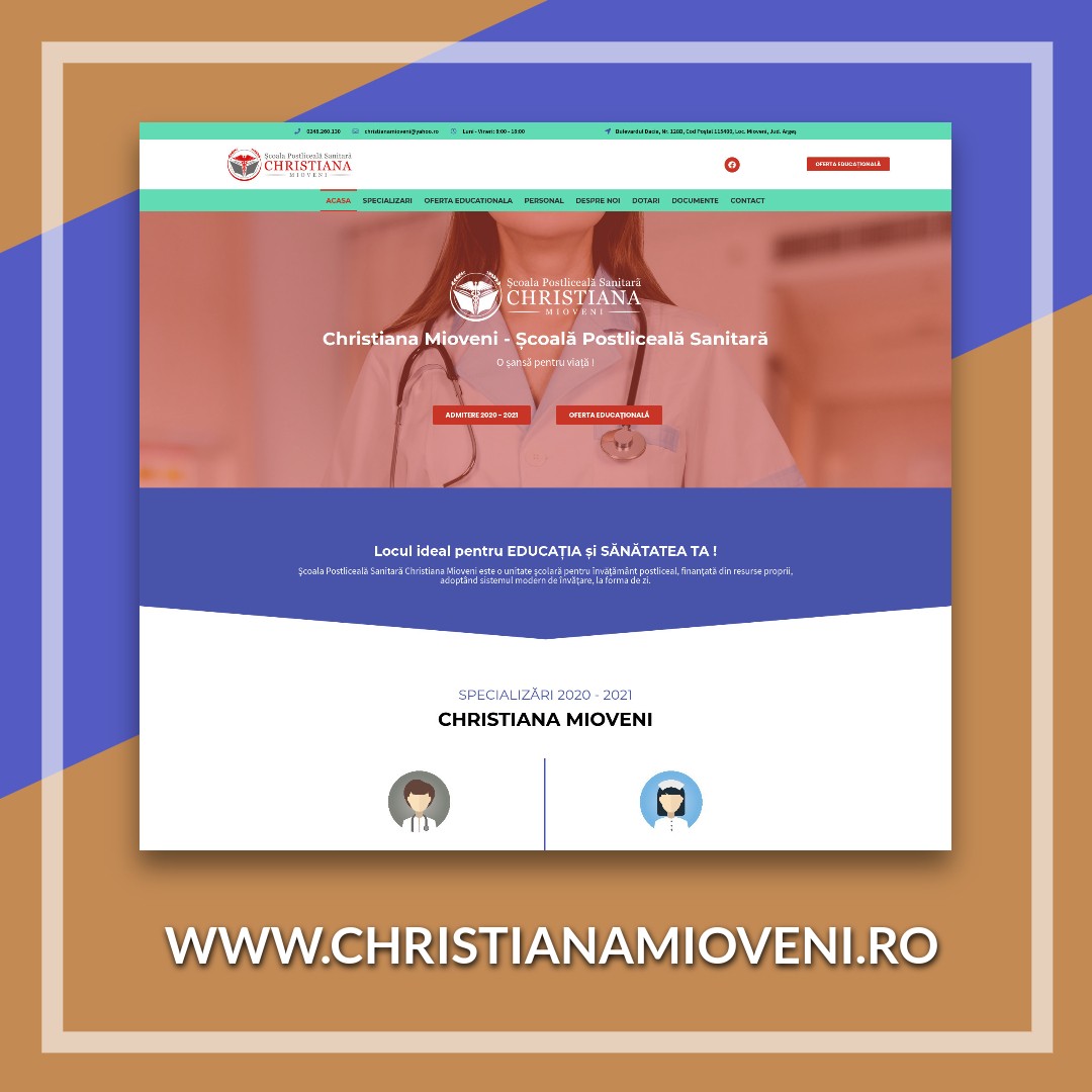 Site Prezentare Evomind Christiana Mioveni Captura Mica
